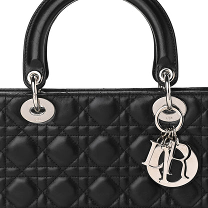 Christian Dior Lambskin Cannage Large Lady Dior Black 7 of 18