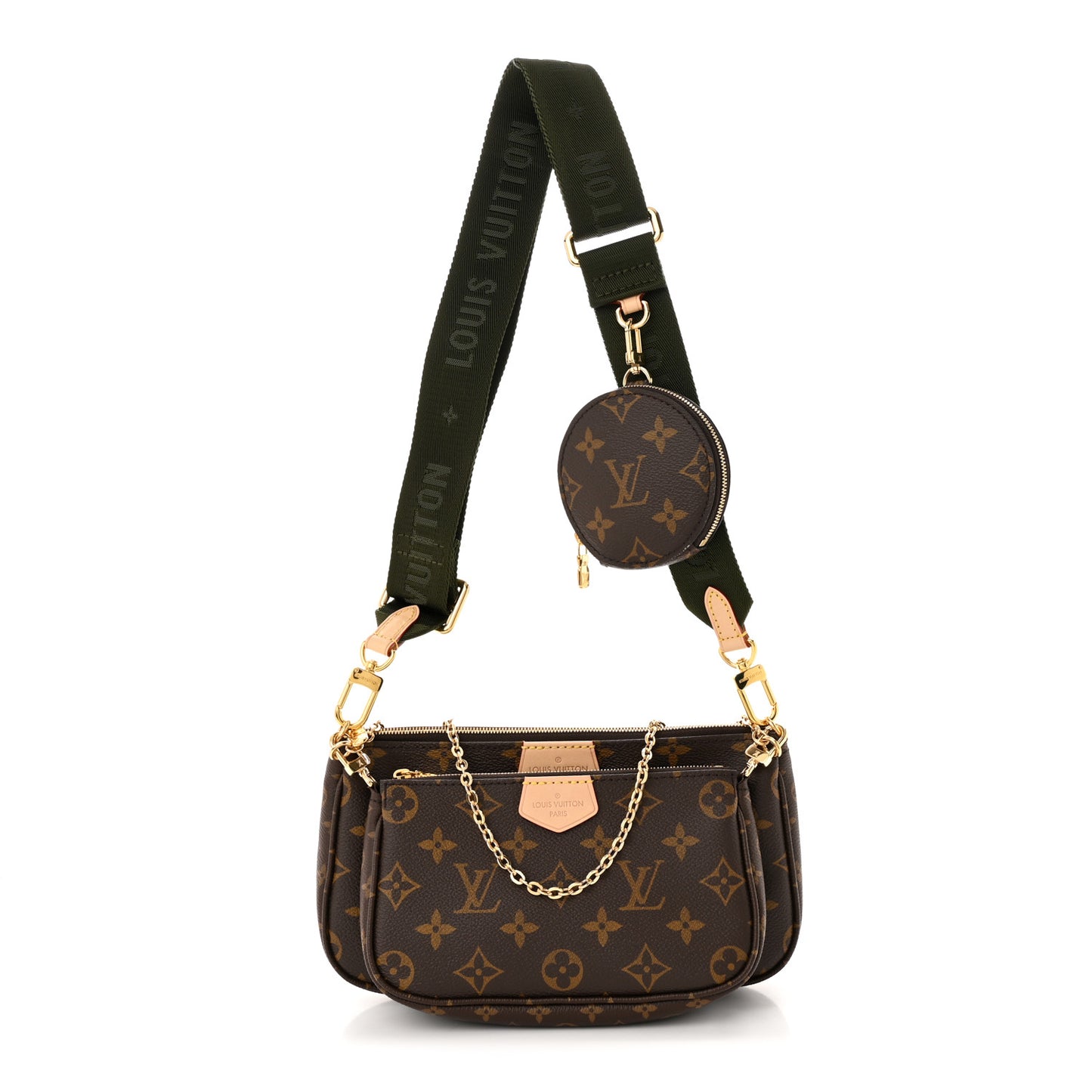 Monogram Multi Pochette Accessories Kaki
