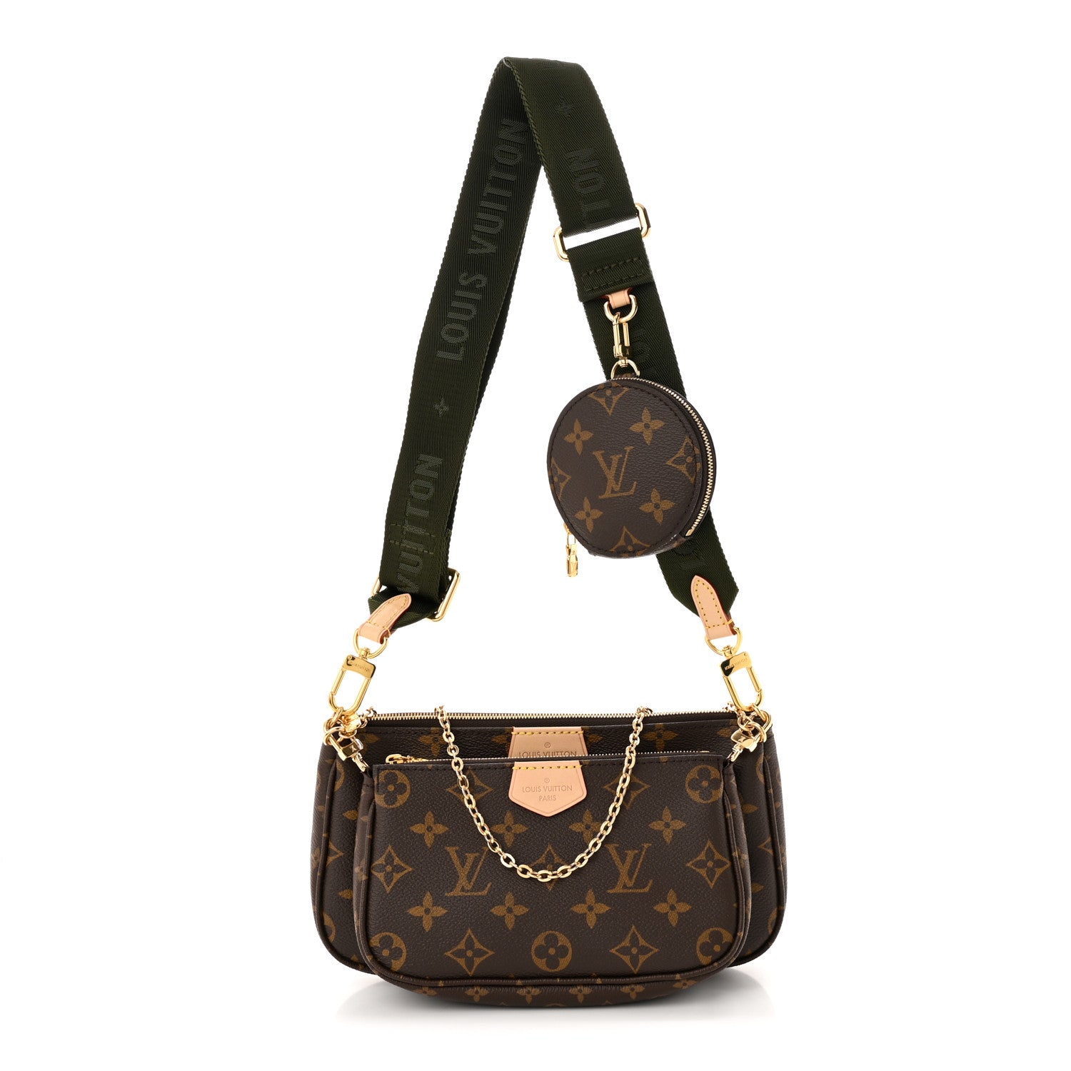 Louis Vuitton Monogram Multi Pochette Accessories Kaki 1 of 11