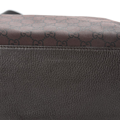 Gucci Nylon Monogram Large Tote Dark Brown 13 of 14