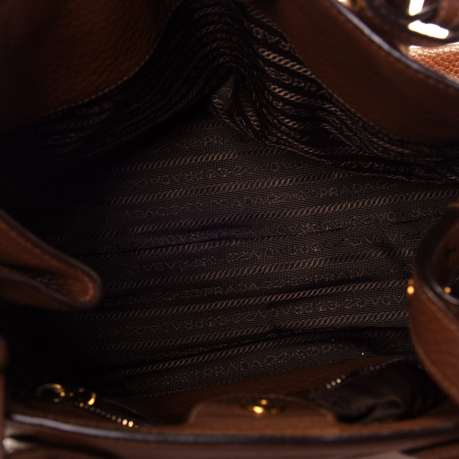 Prada Vitello Daino Tote Nocciolo 5 of 6