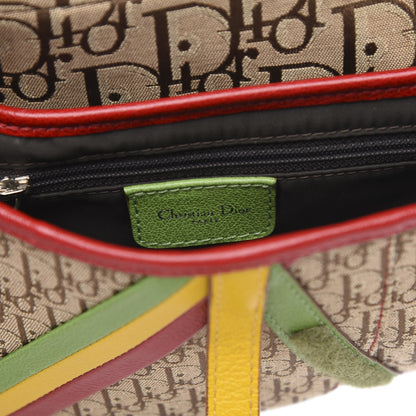 Christian Dior Monogram Rasta Saddle Bag Beige 6 of 9