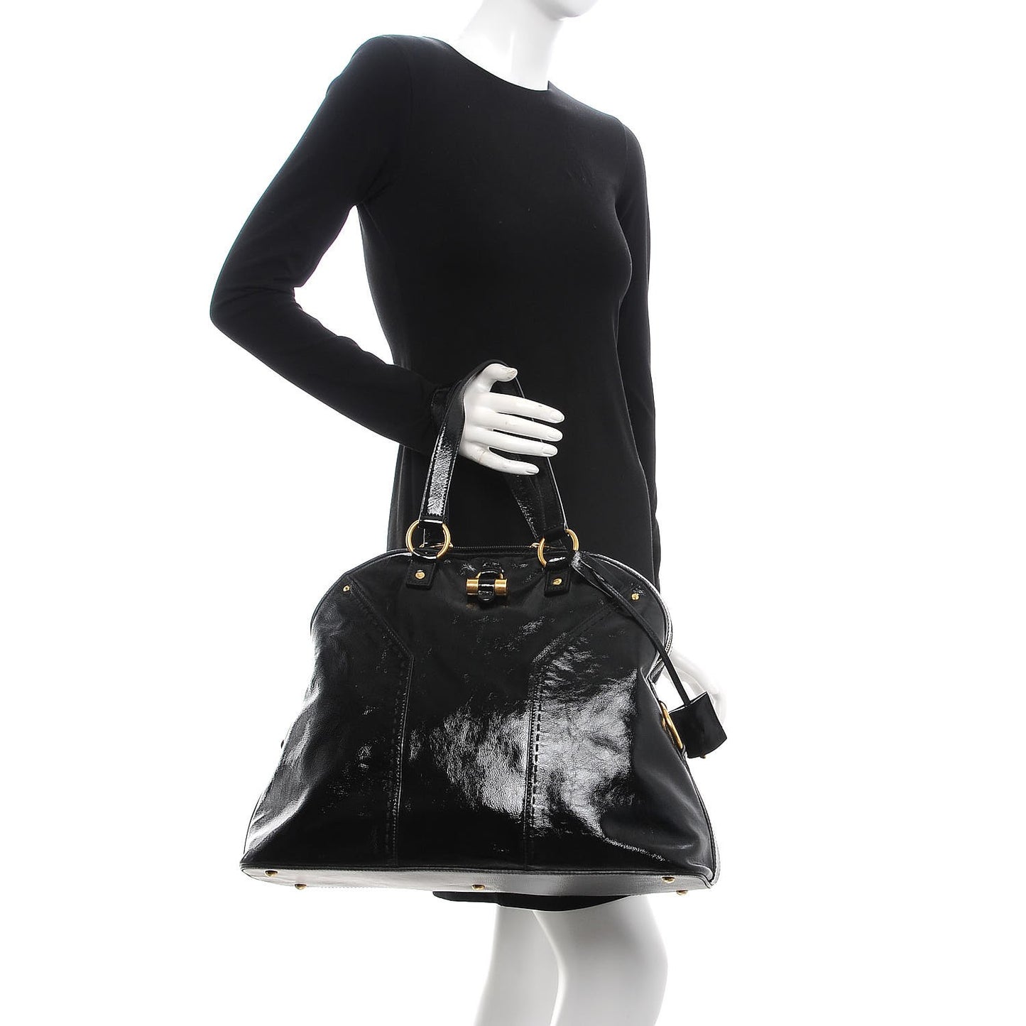 Patent Oversized Muse Black