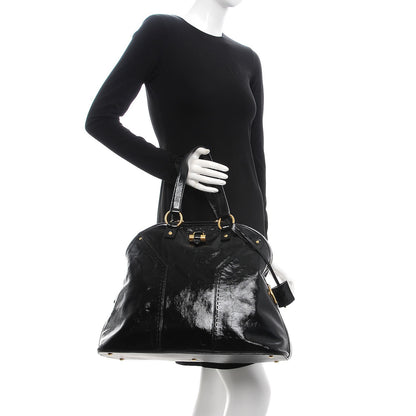 Saint Laurent Patent Oversized Muse Black 2 of 7