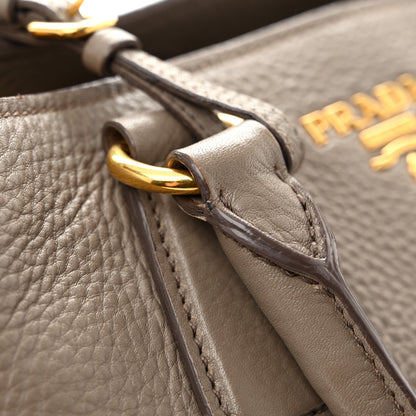 Prada Vitello Daino Tote Argilla 15 of 17