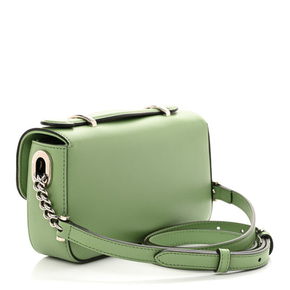 Gucci Senna Calfskin Petite GG Top Handle Shoulder Bag Green Soil Grass 3 of 10