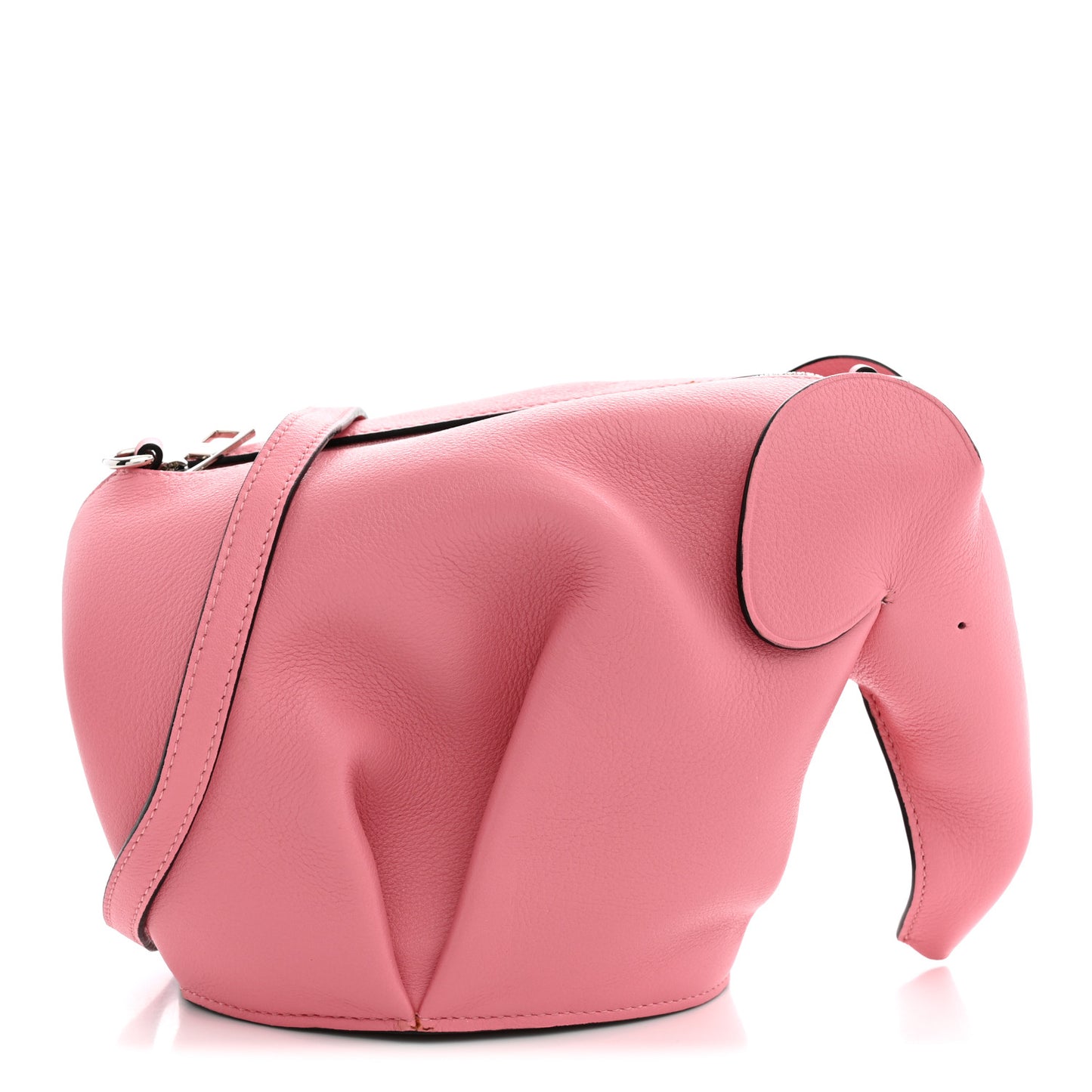 Calfskin Mini Elephant Crossbody Bag Candy