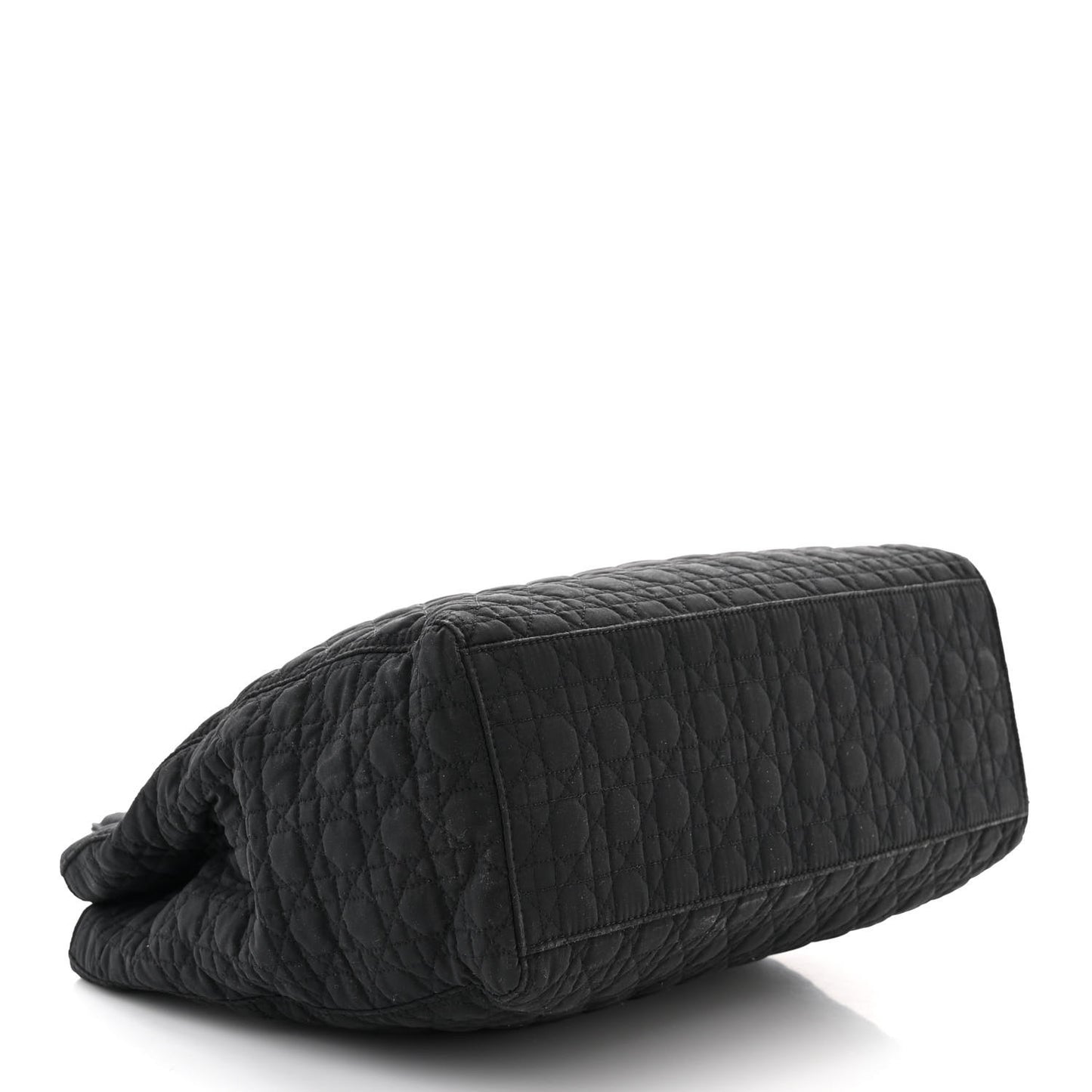 Nylon Cannage Large Lady Dior Black