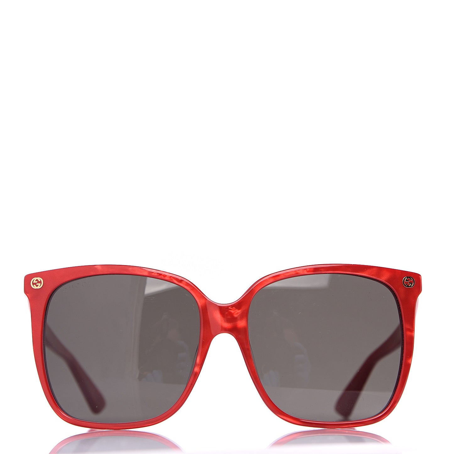 Acetate GG Sunglasses GG0022S Red