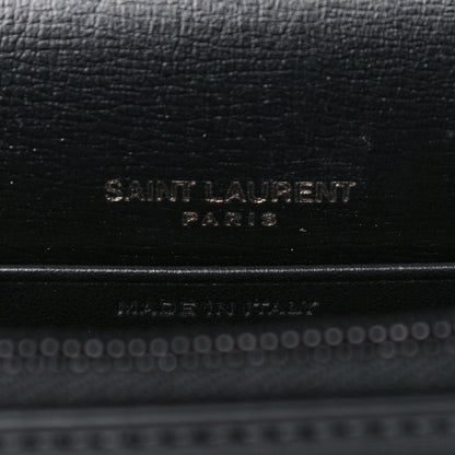 Saint Laurent Calfskin Monogram Sunset Chain Wallet Black 6 of 10