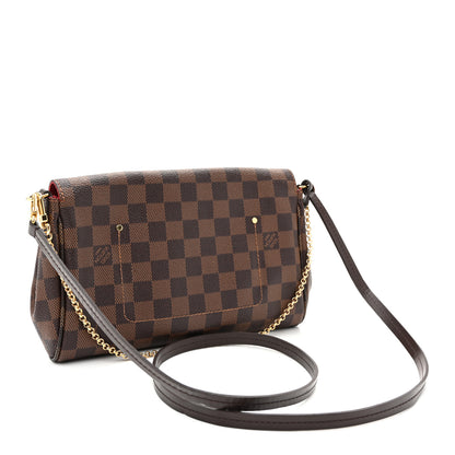 Louis Vuitton Damier Ebene Favorite MM 3 of 9