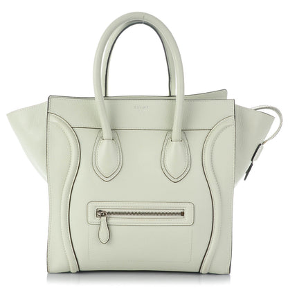 Celine Drummed Calfskin Mini Luggage Lune 1 of 7