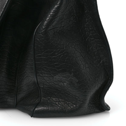 Saint Laurent Grained Lambskin Monogram Oversized Niki Chain Satchel Black 11 of 12
