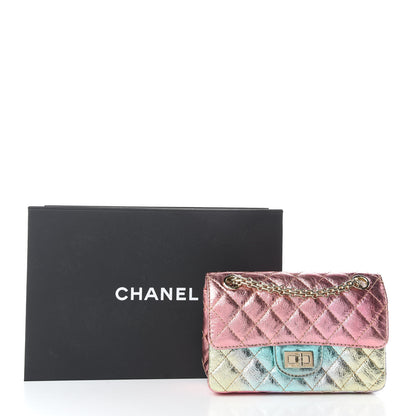 Chanel Metallic Goatskin Quilted Mini 2.55 Reissue Flap Multicolor 11 of 11