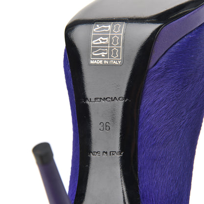 Balenciaga Pony Hair Pumps 36 Violet 7 of 18