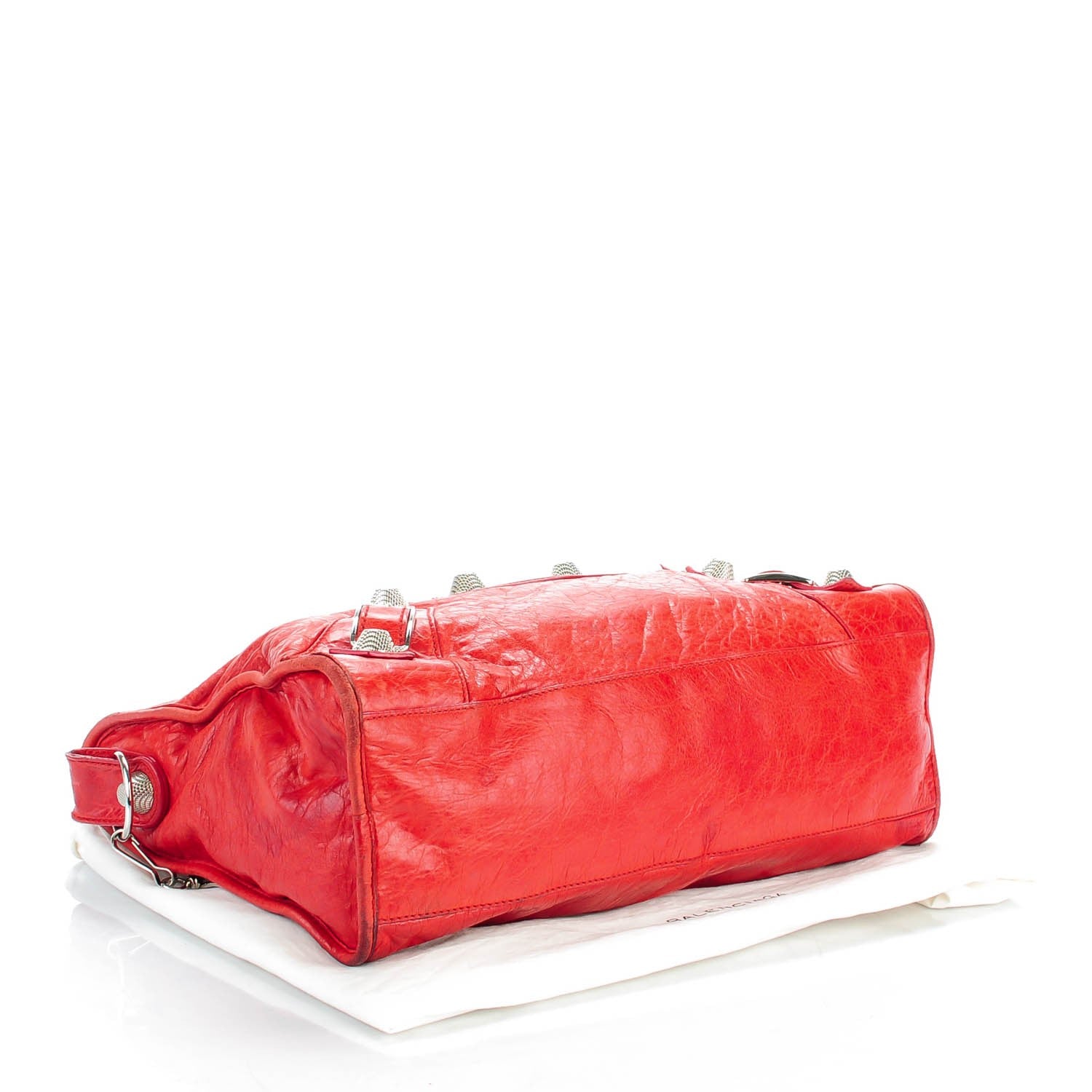 Balenciaga Chevre Giant 21 Silver Hardware City Tomate 6 of 11