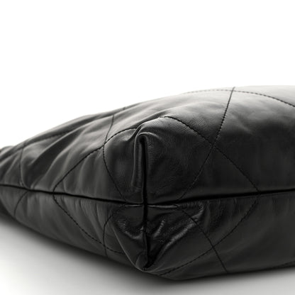 Chanel Calfskin Quilted Small Chanel 22 Black 9 of 9