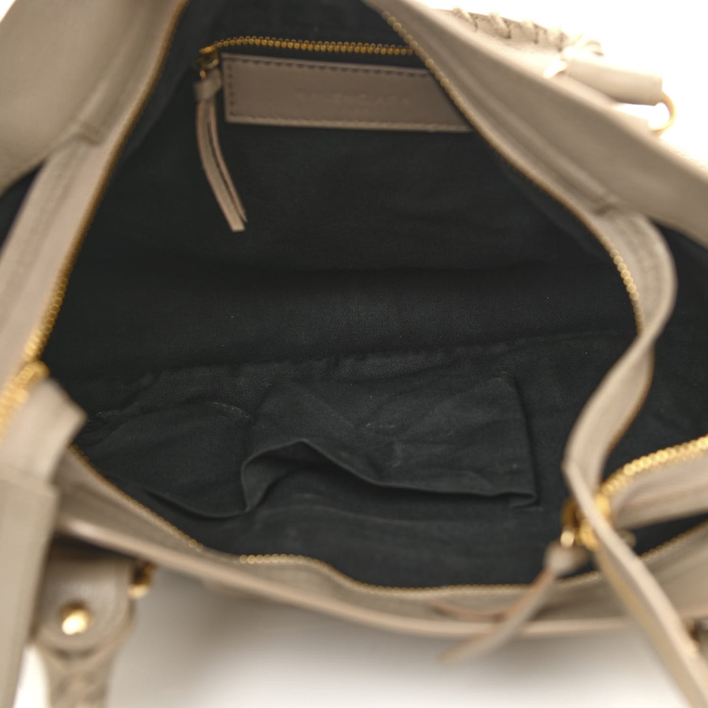 Chevre Gold Metallic Edge Hardware S City Beige Dune Argille