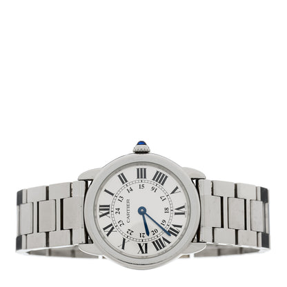 Cartier Stainless Steel 29mm Ronde Solo Quartz Watch 2 of 4