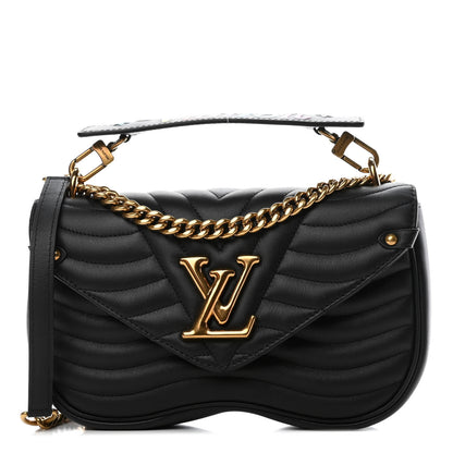 Louis Vuitton Calfskin New Wave Chain MM Black 1 of 4
