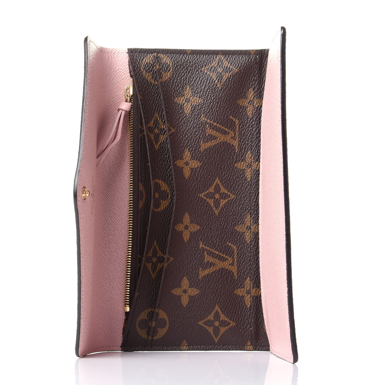 Louis Vuitton Monogram Josephine Wallet Rose Ballerine 3 of 4