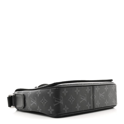Louis Vuitton Monogram Eclipse District PM Black 4 of 10