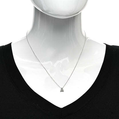 Roberto Coin 18K White Gold Diamond Love Letter A Pendant Necklace 2 of 4