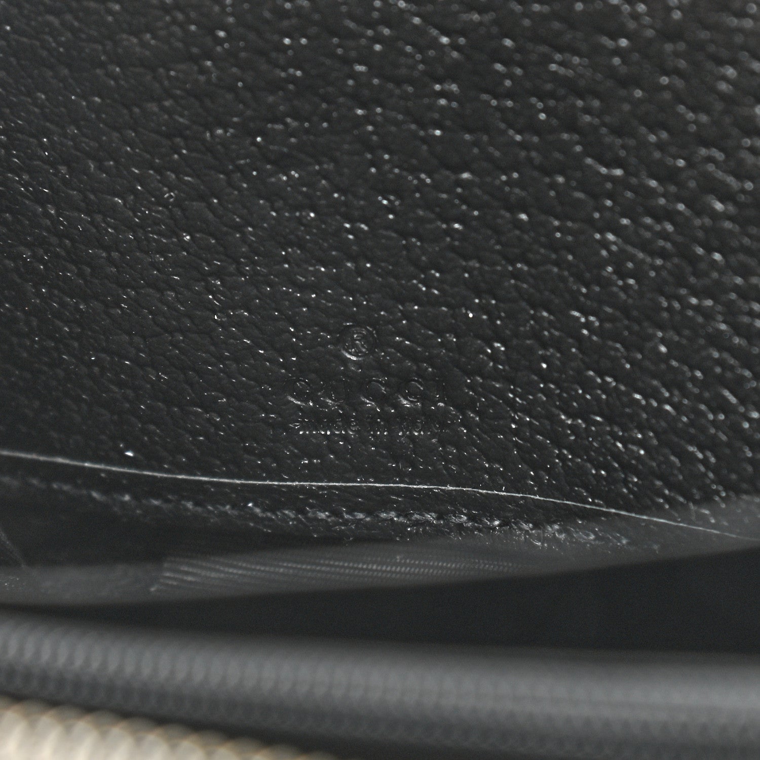 Gucci Econyl Nylon Monogram Off The Grid Zip Around Wallet Crop Black 6 of 7