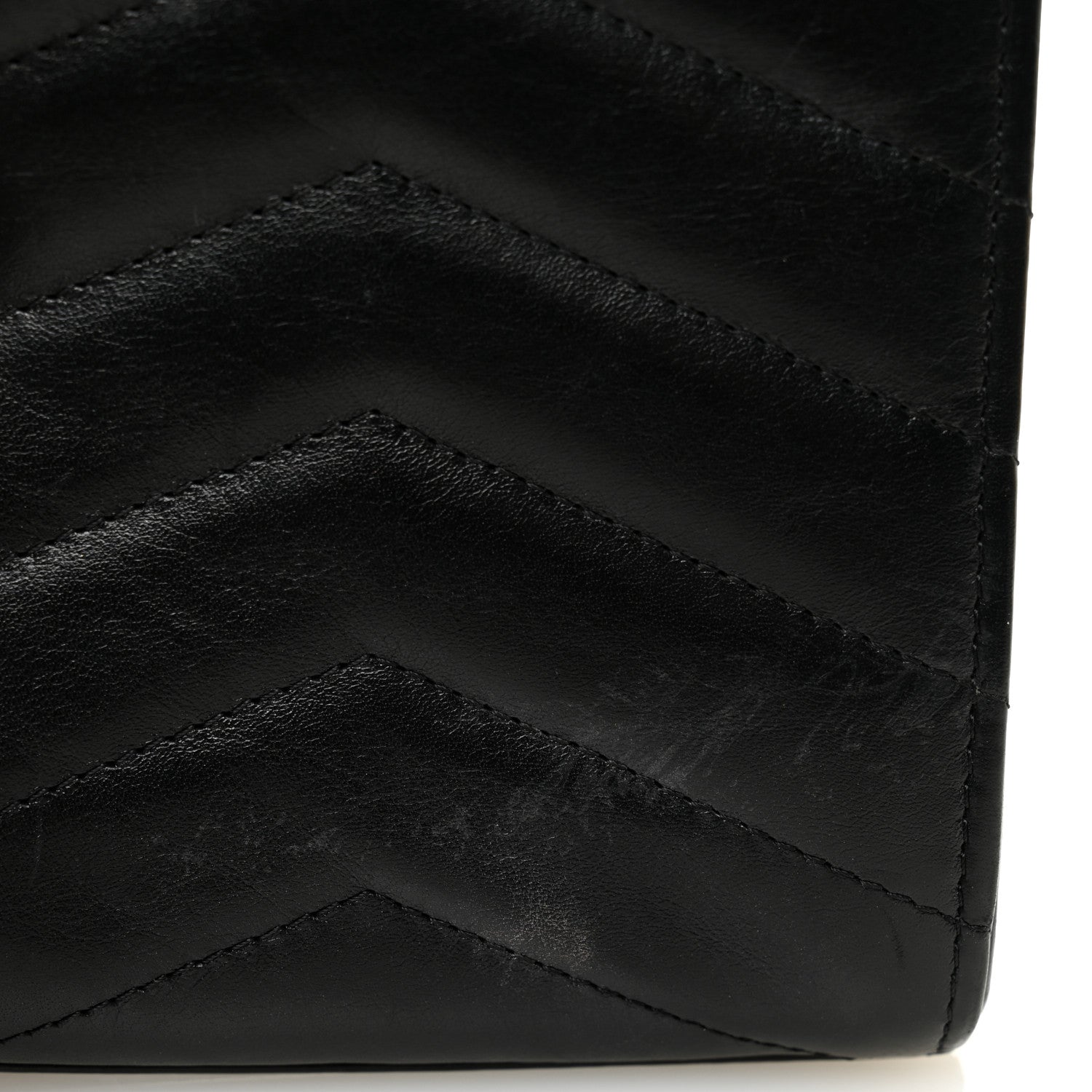 Chanel Calfskin Chevron Quilted Medal Mini Clutch With Chain  Black 13 of 14