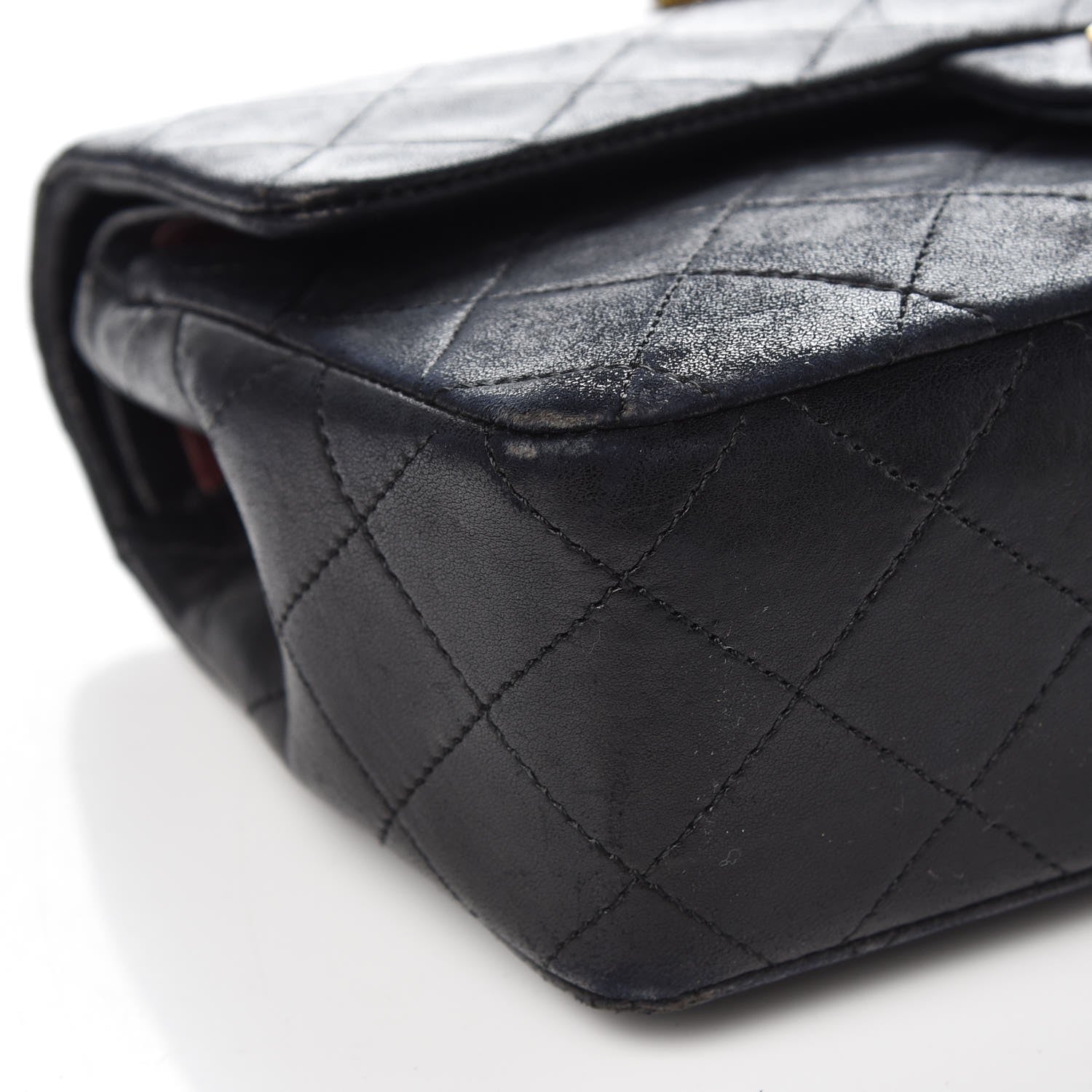 Chanel Lambskin Quilted Small Double Flap Black 15 of 19