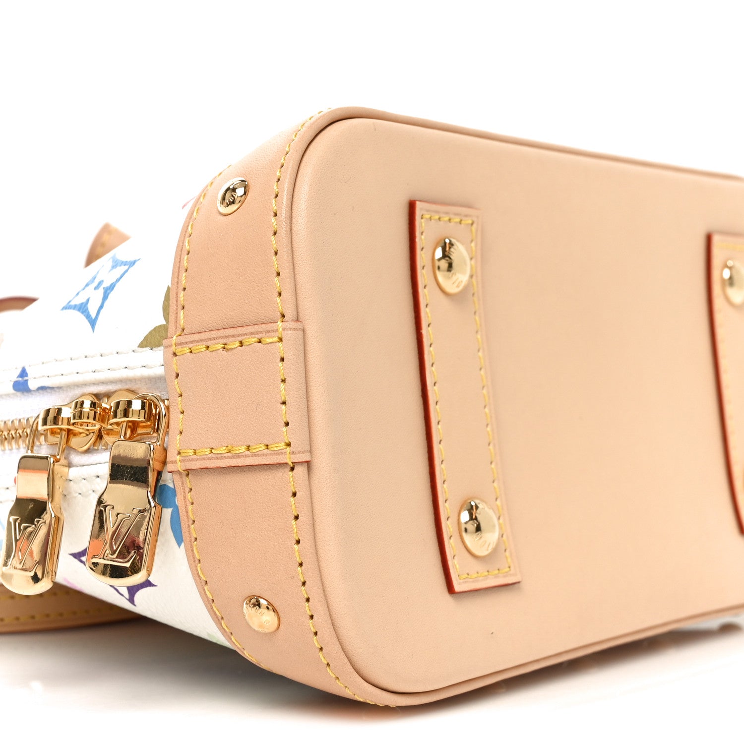 Louis Vuitton LV x TM Monogram Multicolor Alma BB White 8 of 9