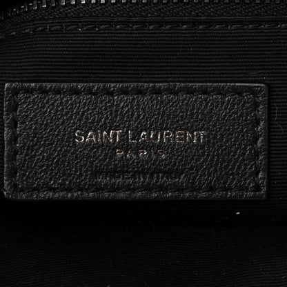Saint Laurent Crinkled Calfskin Matelasse Monogram Large Niki Shopper Tote Black 6 of 10