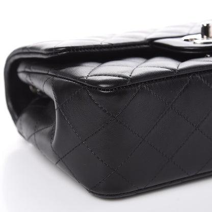 Chanel Lambskin Quilted Mini Rectangular Flap Black 8 of 10