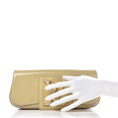 Louis Vuitton Patent Sobe Clutch Blanc Corail 2 of 13