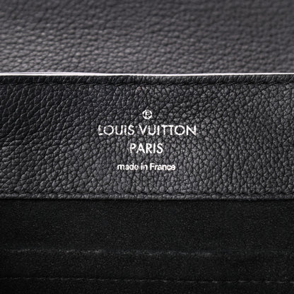 Louis Vuitton Calfskin Lockme Backpack Black 8 of 8