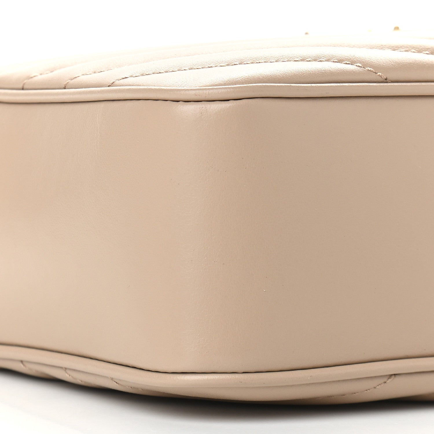 Saint Laurent Calfskin Matelasse Monogram Lou Camera Bag Dark Beige 8 of 9