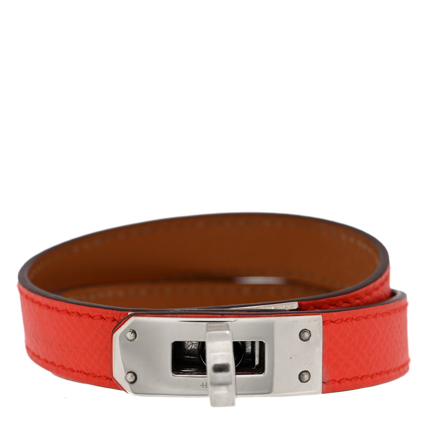 Epsom Kelly Double Tour Bracelet M Rose Jaipur