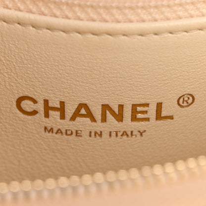 Chanel Caviar Lizard Quilted Small Coco Handle Flap Ivory 14 of 34