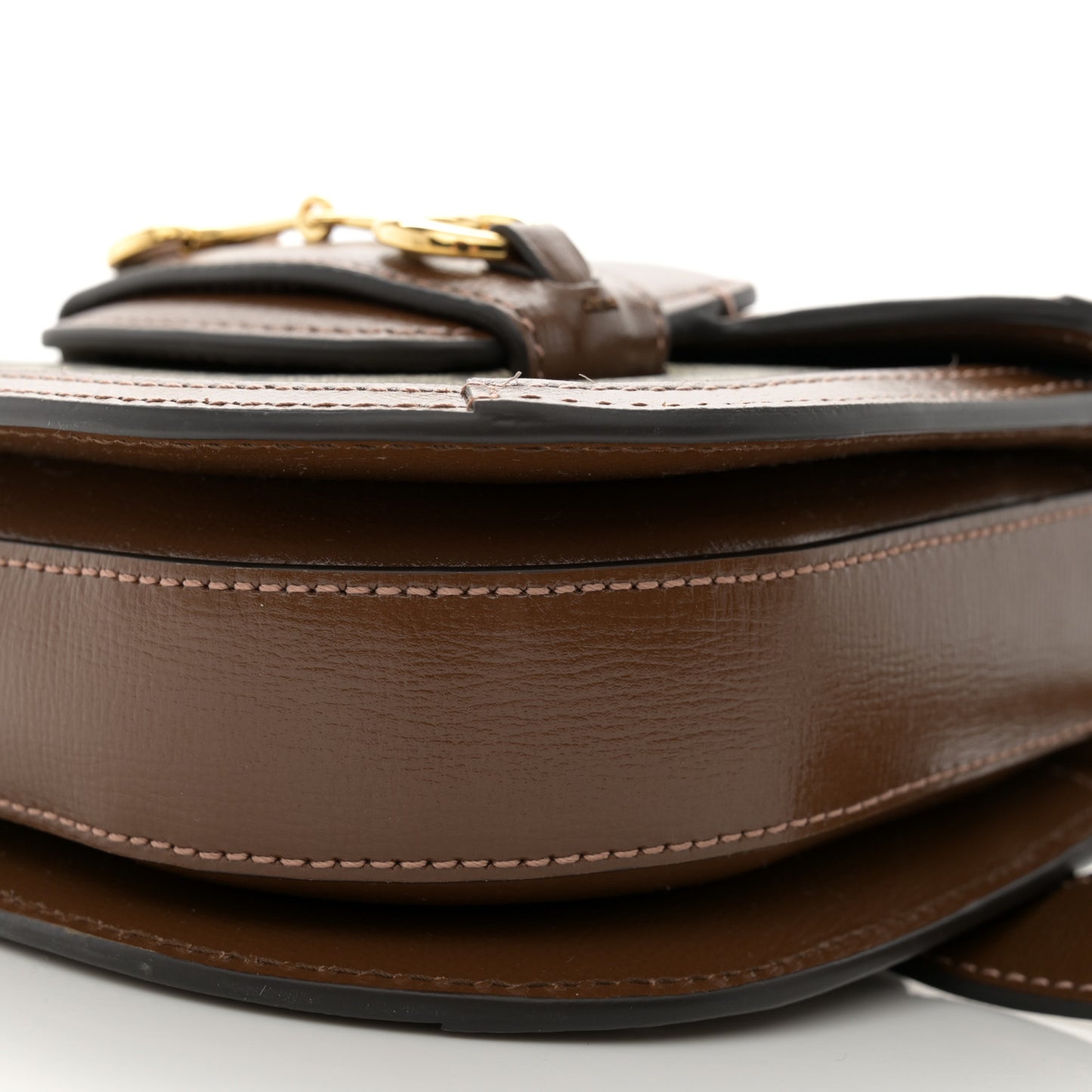 GG Supreme Monogram Horsebit 1955 Belt Bag Beige Brown Sugar