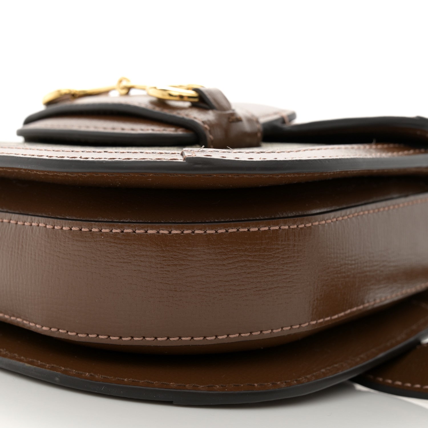 Gucci GG Supreme Monogram Horsebit 1955 Belt Bag Beige Brown Sugar 10 of 12