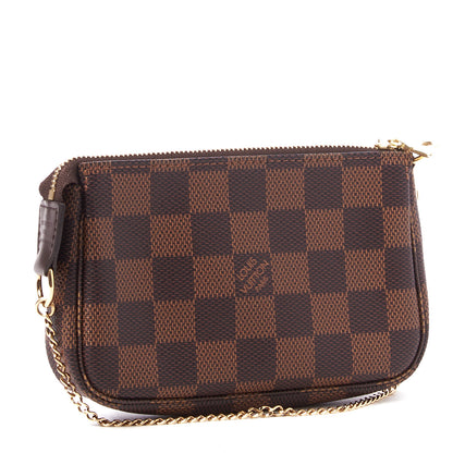Louis Vuitton Damier Ebene Mini Pochette Accessories 2 of 7