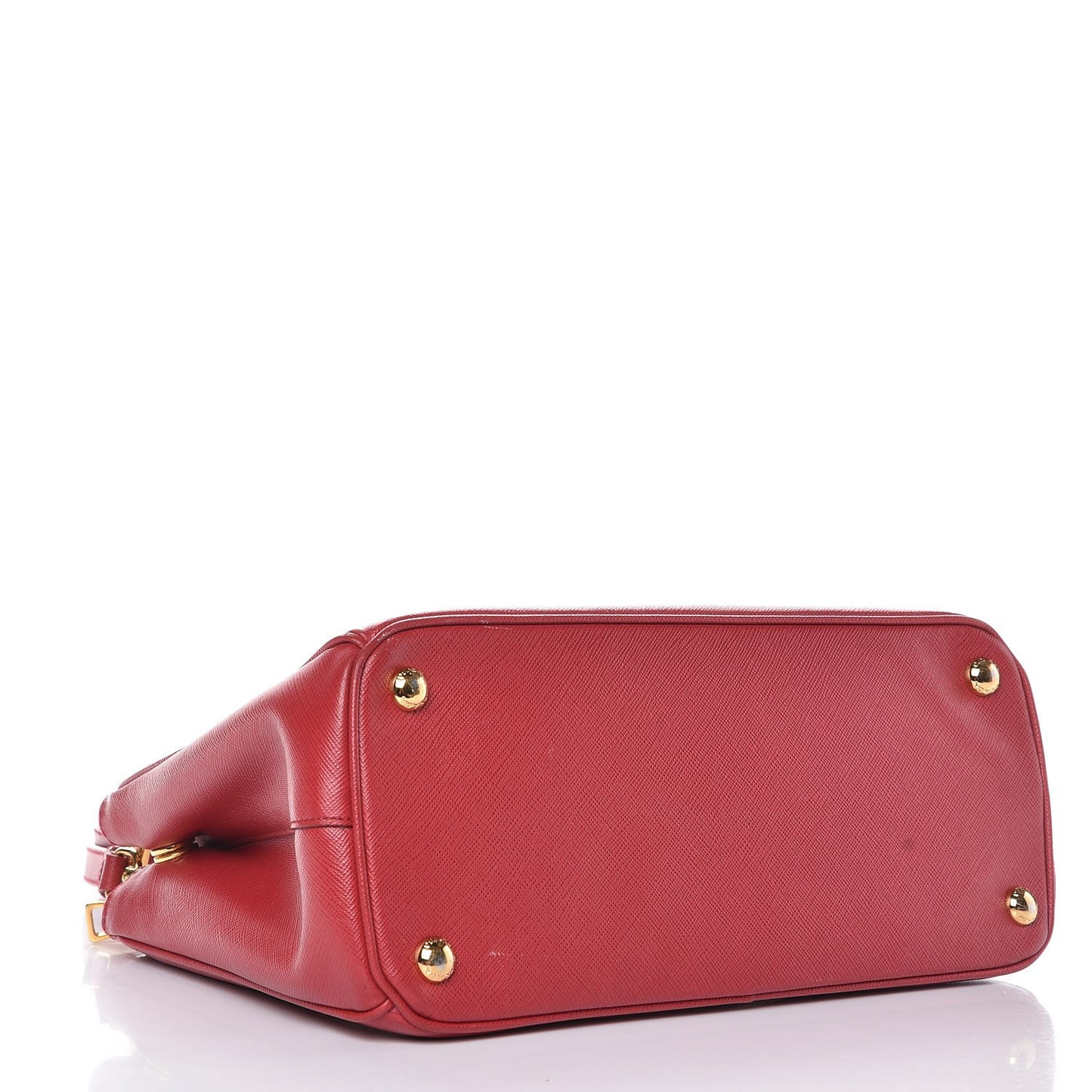 Saffiano Small Galleria Double Zip Tote Fuoco