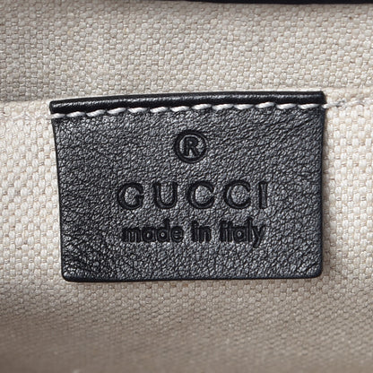 Gucci Guccissima Medium Emily Chain Shoulder Bag Black 8 of 9