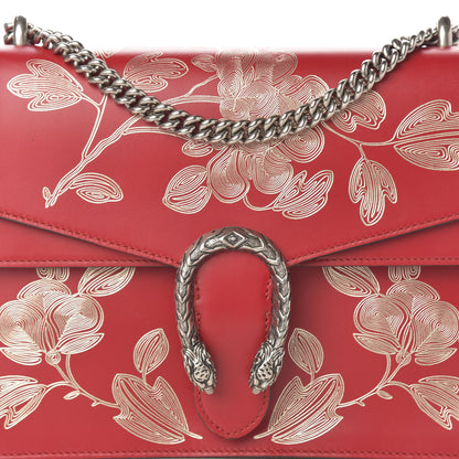 Gucci Calfskin Chinese New Year Medium Dionysus Shoulder Bag Hibiscus Red 16 of 16