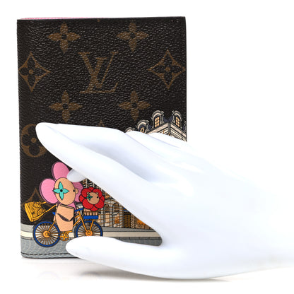 Louis Vuitton Monogram 2022 Christmas Animation Paris Passport Cover Pink 2 of 6