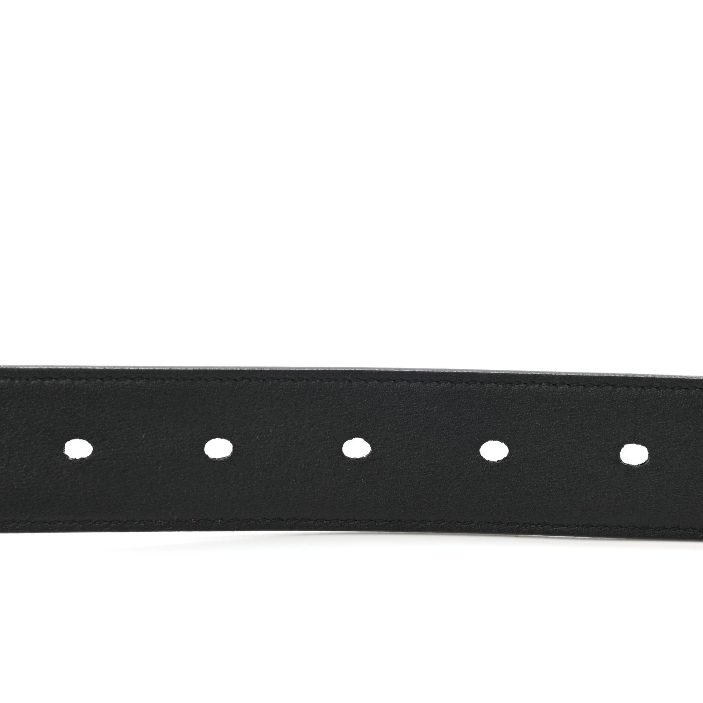 Smooth Calfskin Monogram Square Buckle Belt 65 26 Black