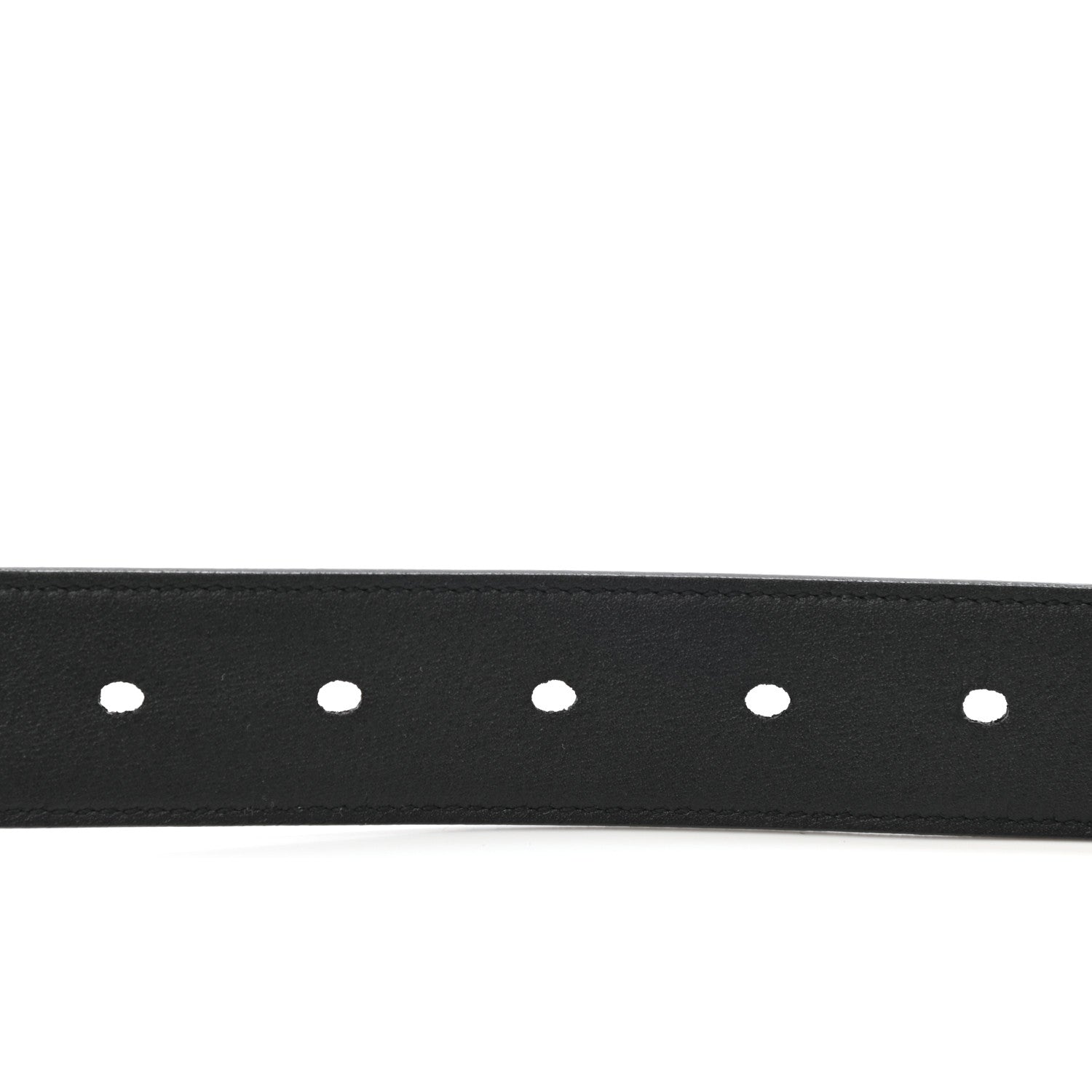 Saint Laurent Smooth Calfskin Monogram Square Buckle Belt 65 26 Black 4 of 6