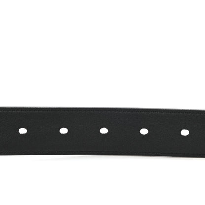 Saint Laurent Smooth Calfskin Monogram Square Buckle Belt 65 26 Black 4 of 6