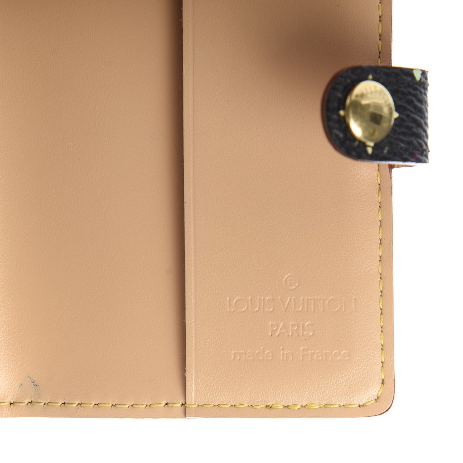 Louis Vuitton Monogram Multicolor Carnet de Bal Mini Agenda Cover Black 6 of 7