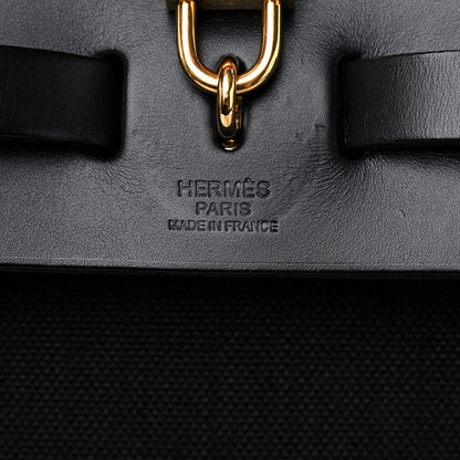 Hermes Toile Herbag Zip PM 31 Black 7 of 12